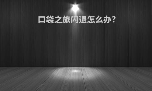 口袋之旅闪退怎么办?