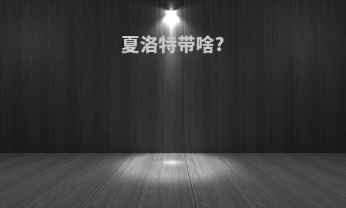 夏洛特带啥?