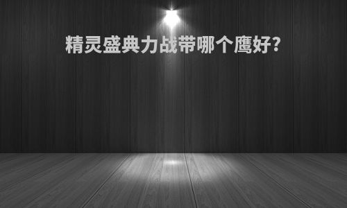 精灵盛典力战带哪个鹰好?
